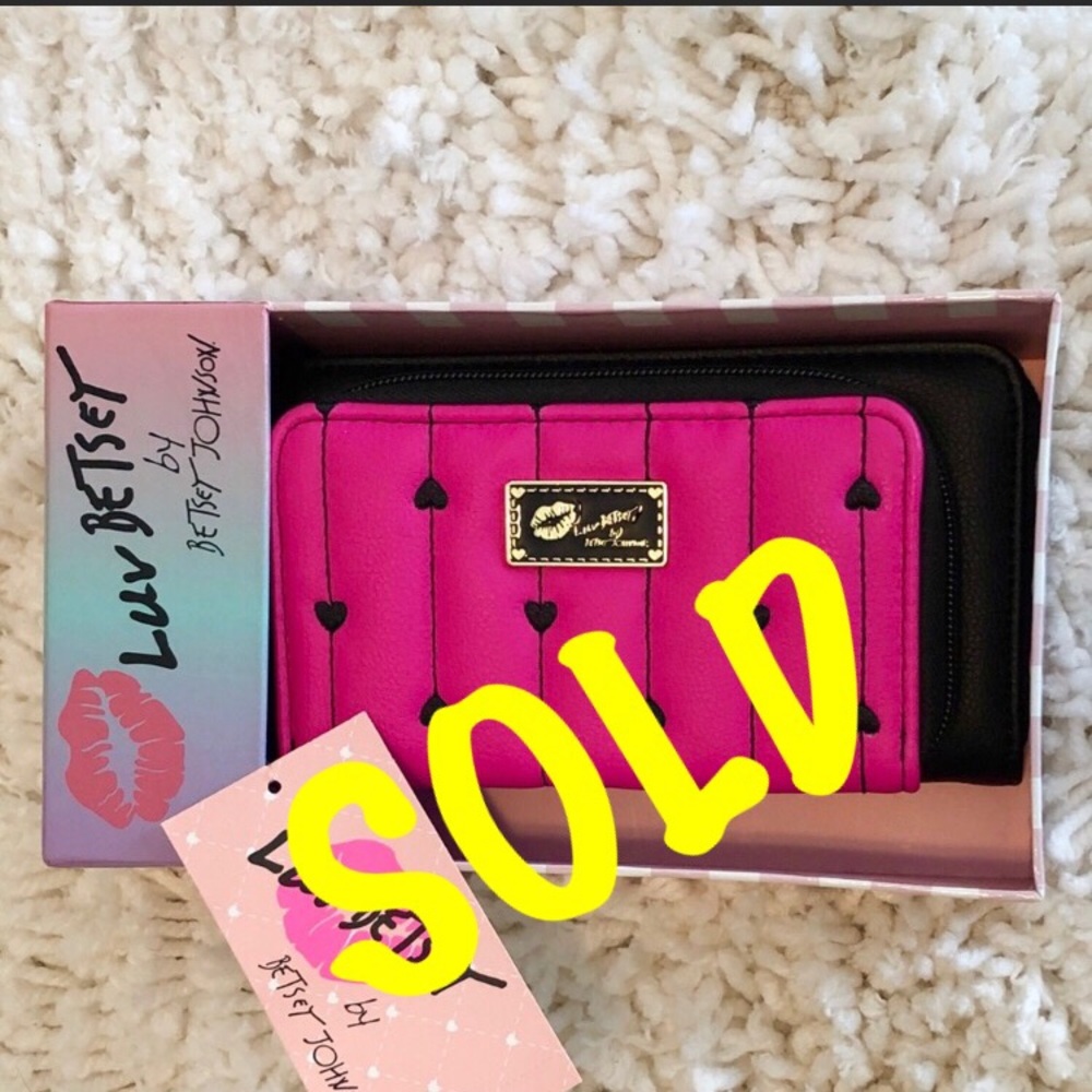Betsey Johnson large wallet
